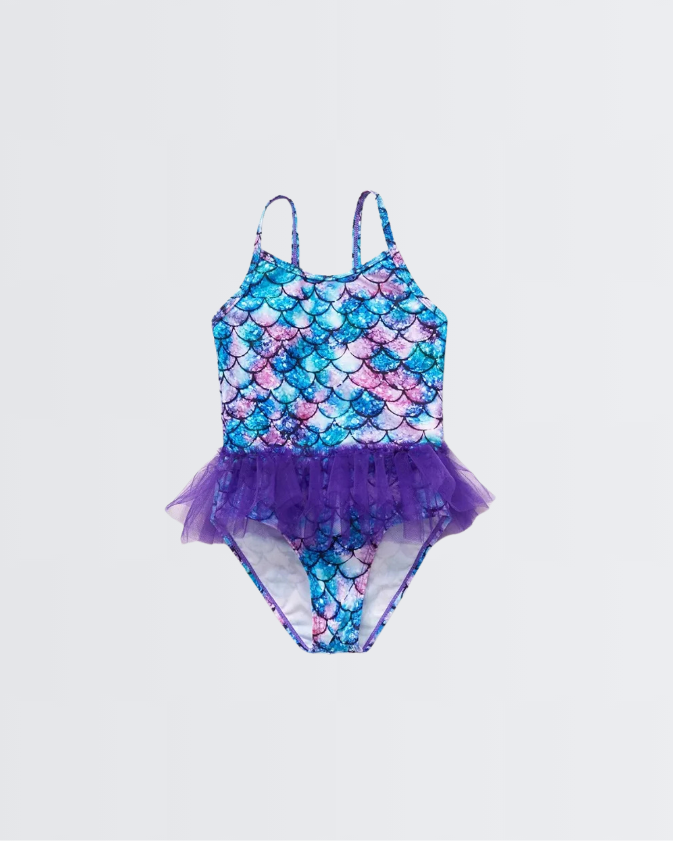 Purple Glitter One Piece Swimsuit