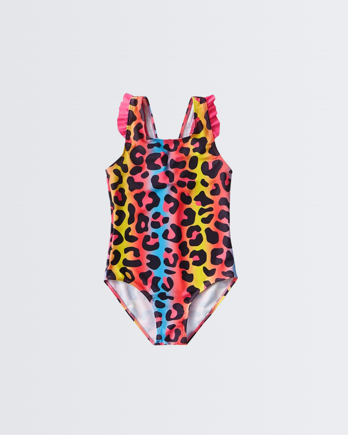 Neon Leopard One Piece Swimsuit