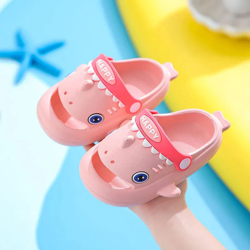 Splashee Pink Shark Crokkies