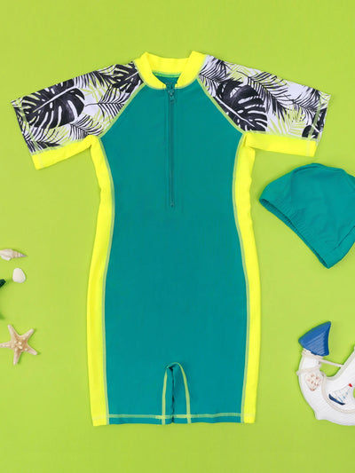 Splashee Tropical Teal ShortySuit