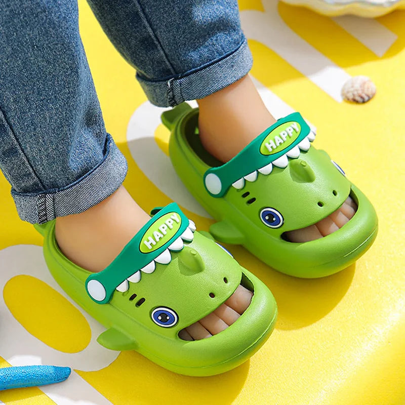 Splashee Green Shark Crokkies