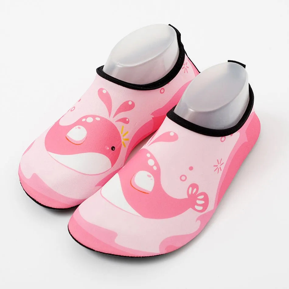 Pink Splash Beach Shoes