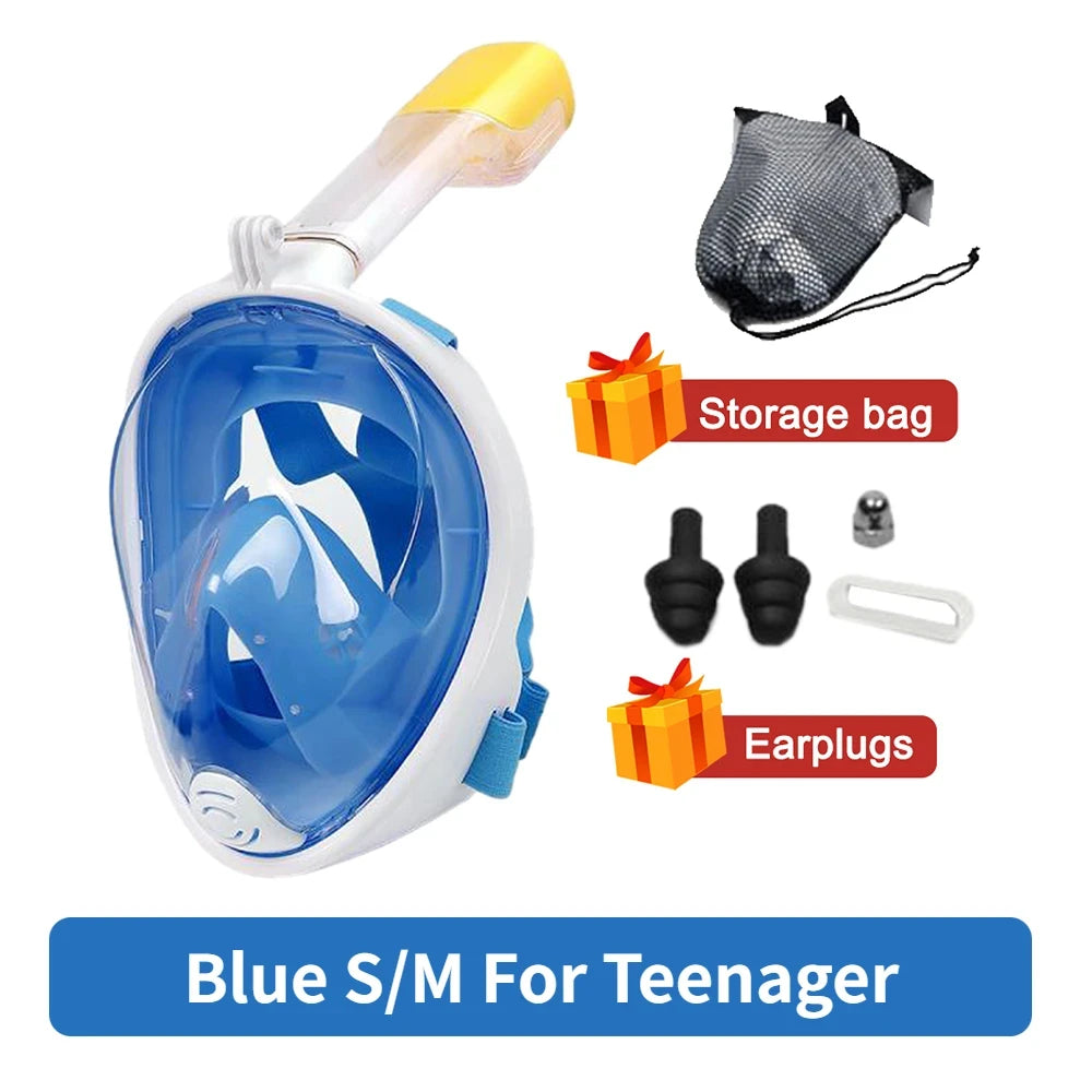 Splashee BubbleBreathe™ Mask - Full Face Snorkel Mask (backup)