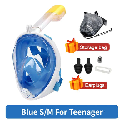 Splashee BubbleBreathe™ Mask - Full Face Snorkel Mask (backup)