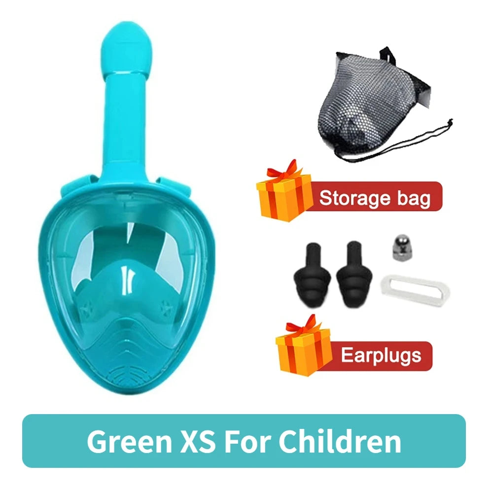 Splashee BubbleBreathe™ Mask - Full Face Snorkel Mask (backup)