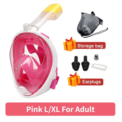 Splashee BubbleBreathe™ Mask - Full Face Snorkel Mask (backup)