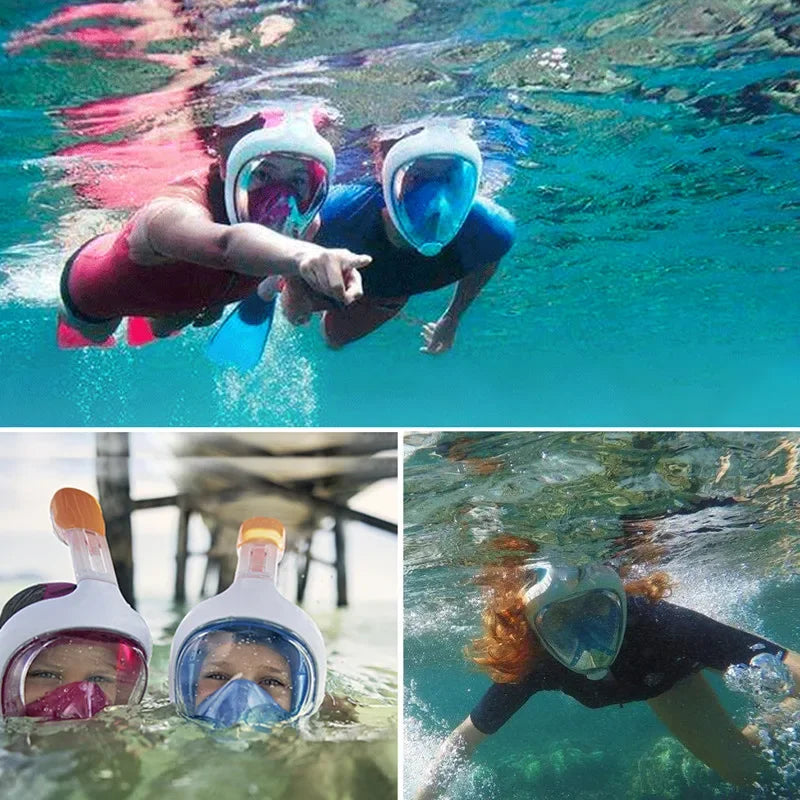 Splashee BubbleBreathe™ Mask - Full Face Snorkel Mask (backup)