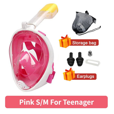 Splashee BubbleBreathe™ Mask - Full Face Snorkel Mask (backup)