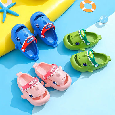 Splashee Pink Shark Crokkies