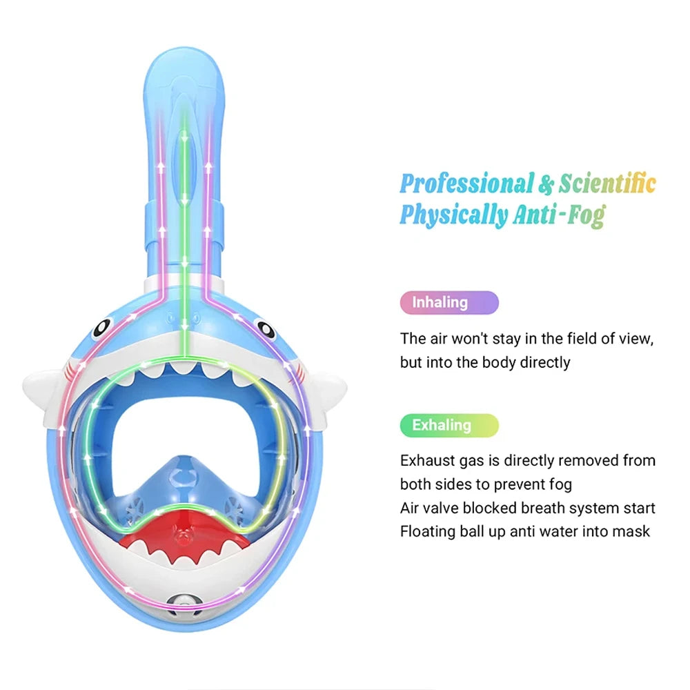 Splashee SharkBreath™ Snorkel Mask