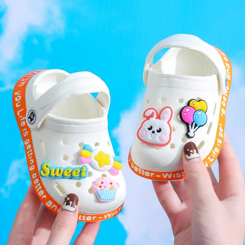 White Bunny-Balloon Splashee Crokkies