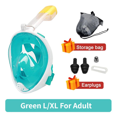 Splashee BubbleBreathe™ Mask - Full Face Snorkel Mask (backup)