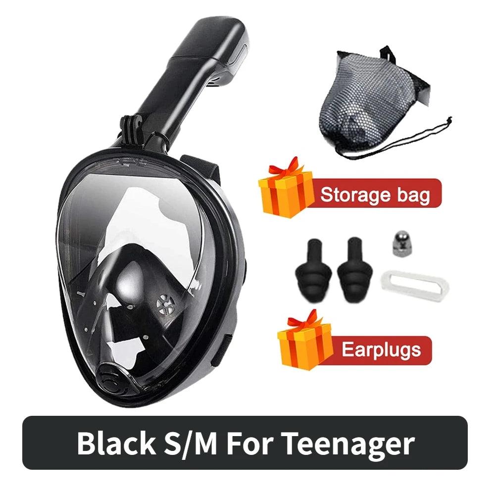 Splashee BubbleBreathe™ Mask - Full Face Snorkel Mask (backup)